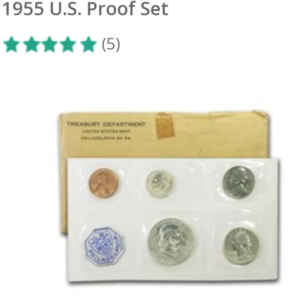 1955 Flat Pack Proof Set Invest in Your Future wit Art